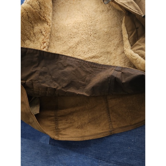 Vintage 1930s USCG Transport Mackinaw Coat Shearling Shawl Collar RARE 38 - Picture 10 of 16